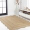 Jonathan Y Seaside Cottage Scallop Edge Jute Natural/White 3 ft. x 5 ft. Area Rug RNF200A-3 - alternate 8