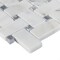 Ackland Venatino Elysia Weave 11 in. x 12 in. Honed Marble Mosaic Floor and Wall Tile, 10PK AKM-S-VEEL1X2WVH-CA - alternate 10