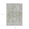 Homeroots 8' X 10' Artichoke Green Oriental Washable Indoor Outdoor Area Rug 607587 - alternate 9