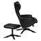 Baxton Studio Elwood Modern Black Faux Leather 2-Piece Lounge Chair and Footrest Set 251-14141-ZORO - alternate 10