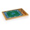 Picnic Time Family Of Brands NFL Detroit Lions - Football Field - Icon Glass Top Cutting Board & Knife Set 910-00-505-114-2 - alternate 1