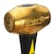 Abc Hammers 4 lb. Brass Hammer with 14" Fiberglass Handle ABC4BF - alternate 4