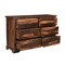 Homeroots Three Piece Dark Brown Solid Wood Bedroom Set 554221 - alternate 10