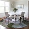 Homeroots 8' Olive Green Purple And Charcoal Round Abstract Washable Indoor Outdoor Area Rug 604446 - alternate 9