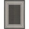 Homeroots 5' X 7' Black Geometric Indoor Outdoor Area Rug 572766 - alternate 1