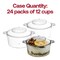 Smarty Had A Party 3.4 oz. Clear Round Disposable Plastic Mini Dessert Pots (288 Pots), 288PK 2637-CASE - alternate 7