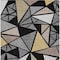 Homeroots 8' X 10' Black Beige And Gray Geometric Washable Indoor Outdoor Area Rug 600351 - alternate 9