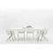 Homeroots 79" White And Clear Rectangular Manufactured Wood And Glass Dining Table 486030 - alternate 7