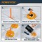 Powertec Tile Leveling System Kit - 1/16in Spacer Clips & Patent-Pending Reusable Ergonomic Twist Caps 72109N - alternate 8