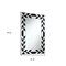 Homeroots 47" Silver And Black Mosaic Glass Framed Accent Mirror 543505 - alternate 8