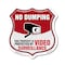 Signmission No Dumping Shield Sign This Property Is, 6 Inch X 6 Inch, Plastic Sign SHI-P-6-393 - alternate 1