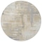 Homeroots 8' Ivory And Beige Round Abstract Washable Indoor Outdoor Area Rug 609204 - alternate 8