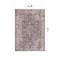 World Rug Gallery Charcoal Flatweave Rug - Traditional Pattern, Washable and Easy to Maintain 4 ft x 6 ft WR172CHARCOAL4X6 - alternate 9