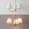 Jonathan Y Pauline 20.5" 3-Light Coastal Contemporary Adjustable Swooping Arm Candle-Style Metal LED Chandelier JYL9556A - alternate 10