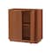 Homeroots 32in Brown Wood Accent Cabinet With Two Doors 716319 - alternate 6