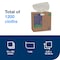 Tork Dry Wipe, Light, White, PK10 500176 - alternate 7