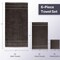 Lavish Home 6PC Bathroom Towels Set 100% Cotton Bathroom Accessories Soft Towel Set for Shower, Gym, Dorm, Spa 67-0024-CH - alternate 10