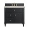 James Martin Vanities Lorelai 36" Single Vanity, Black Onyx, w/ 3 CM Siberian Silestone Top 424-V36-BKO-3SFR - alternate 1