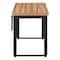 Homeroots Adjustable Brown and Black Wood and Metal Sled Computer Desk 489933 - alternate 7