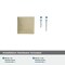 Amerock Monument 1-3/16 inch (30mm) Length Golden Champagne Cabinet Knob, 10PK 10VMP36905BBZ - alternate 6