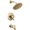 Delta Trinsic TempAssure 17T Series H2OKinetic Tub & Shower Trim T17T459-CZH2O - alternate 1