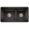 Blanco Precis Reversible 1-3/4 w/Low Divide, Anthracite 442525 - alternate 1