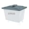 Royal Basket Trucks Poly Hinged Lid, 16 Bu, Gray G16-GRX-LDN - alternate 1