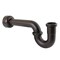 Kingston Brass 1-1/4, or 1-1/2 x 1-1/2 in. P-Trap w/ Box Flange, 13-1/16 in. Length, 18 Gauge, Oil Rubbed Bronze CC4245 - alternate 1