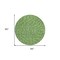 Homeroots 8' Green Blue And Ivory Round Polka Dot Washable Indoor Outdoor Area Rug 599036 - alternate 7