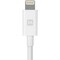 Monoprice APPLE MFI CERTIFIED LIGHTNING TO USB CHARGE  SYNC CABLE, 3FT WHITE 12844 - alternate 5