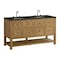 James Martin Vanities Breckenridge 60" Double Vanity, Light Natural Oak, w/ 3 CM Phantome Eclos Top 330-V60D-LNO-3PHT - alternate 9