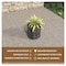 Leisuremod Meadow Round Fiberstone & MgO Clay Planter, Weather-Resistant, Indoor/Outdoor, No Assembly MP11BL - alternate 8