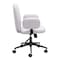 Homeroots Beige and Black Adjustable Height Swivel Rolling Office Chair 556768 - alternate 9