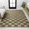 Jonathan Y Theo Modern Farmhouse Woven Jute Checkerboard Natural/Brown 4 ft. x 6 ft. Area Rug NRF203A-4 - alternate 1