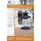 Boston Harbor BRT-CDC1691-3L Outdoor Wall Lantern, 120 V, 60 W, Steel Fixture, Misty Pewter Fixture BRT-CDC16913L - alternate 3