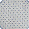 Homeroots 8' Blue And Gray Round Geometric Indoor Outdoor Area Rug 546854 - alternate 8