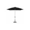 Treasure Garden 7.5 ft Square Patio Umbella, aluminum, fiberglass ribs, outdoor, Black UM847SQ-SS 5408 Black - alternate 1