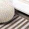 Jonathan Y Sukie Modern Offset Stripe Beige/Brown 2 ft. x 8 ft. Indoor/Outdoor Runner Rug SMB133A-28 - alternate 8