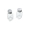 Farberware Salt and Pepper Shakers Clear Glass/Stainless Steel Clear 5216093 - alternate 1