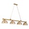 Z-Lite Cordon Heritage Brass 4 Light Billiard 2306-4HBR-D12HBR - alternate 6