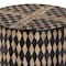 Bali & Pari Paulo End Table with Bamboo Diamond Pattern, Round 266-14594-ZORO - alternate 6