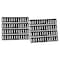 Mytee Products (8 Pack) 2ft E-Track Horizontal Galvanized Black Powder Coated, Steel for Carg..., 8PK ETKH2-BLK-USx8 - alternate 1