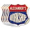 Signmission Alexander's Workshop, 4 inch X 4 inch, Vinyl Decal, 5PK SHI-D-5PACK-4-489-ALEXANDER - alternate 1