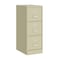 Hirsh 15 in W 3 Drawer Vertical File Cabinet, Putty 24855 - alternate 1