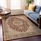 World Rug Gallery Traditional Oriental Medallion Design Area Rug 4 ft x 6 ft Burgundy 101BURGUNDY4X6 - alternate 1
