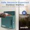 Serenelife Outdoor Wall Mailbox, Green SLPW253GR - alternate 5