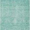 Homeroots 3' X 5' Aqua And Ivory Damask Washable Indoor Outdoor Area Rug 603353 - alternate 9