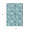 Homeroots 10' X 14' Teal Blue Gray And Ivory Polka Dot Washable Indoor Outdoor Area Rug 594291 - alternate 6