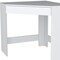Homeroots 30" White Wood Corner Computer Desk 553552 - alternate 6