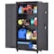 Sandusky Lee Heavy Duty Welded Steel Modular Tall Cabinet, 36x18x72, Black MF3F361872-9M - alternate 6